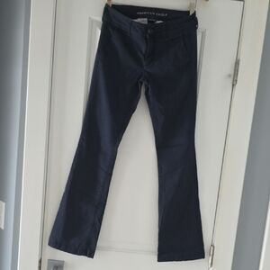 American Eagle Dark Blue Super Stretch, Kick Boot Pants